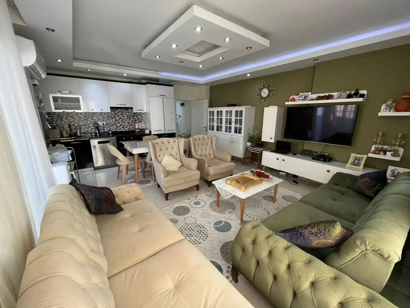 2+1 FURNISHED APARTMENT FOR SALE IN TOSMUR - SUITABLE FOR CITIZENSHIP