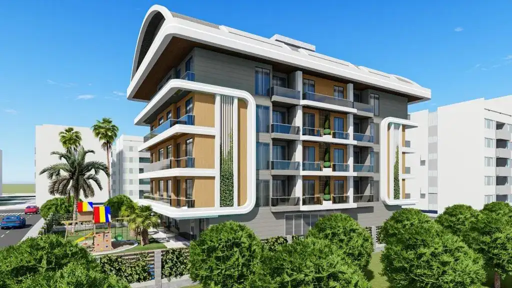COMPLEX UNDER CONSTRUCTION IN THE CENTER OF ALANYA
