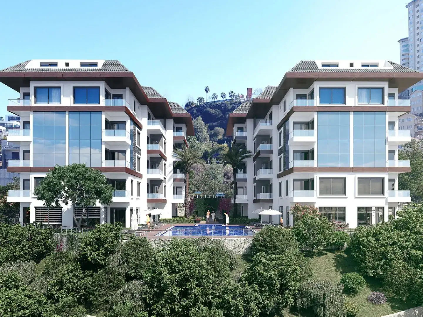 NEW COMPLEX UNDER CONSTRUCTION IN MAHMUTLAR