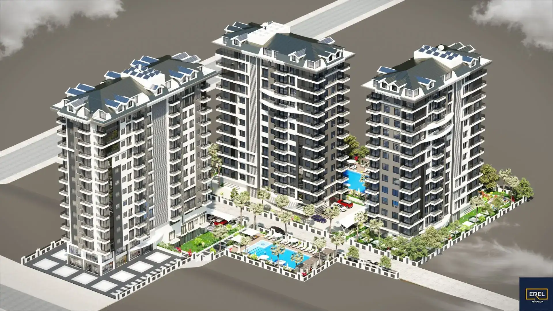 COMPLEX UNDER CONSTRUCTION IN ALANYA IN MAHMUTLAR