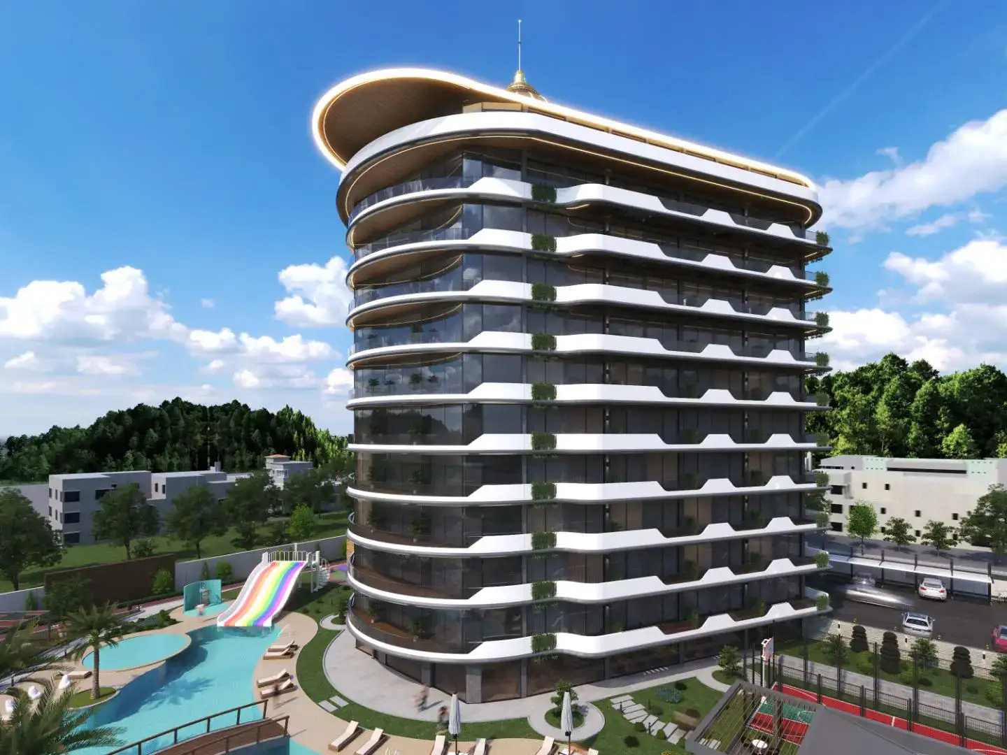 PROJECT UNDER CONSTRUCTION 5 MINUTES FROM GAZIPASH AIRPORT
