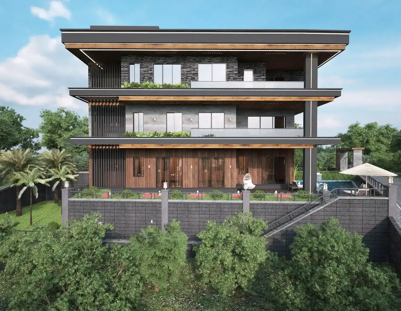 UNIQUE VILLA WITH PANORAMIC VIEW TO ALANYA, THE CASTLE AND THE SEA
