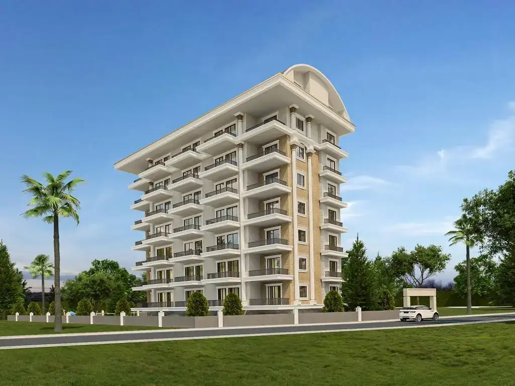 RESIDENTIAL COMPLEX UNDER CONSTRUCTION IN ALANYA IN AVSALLAR