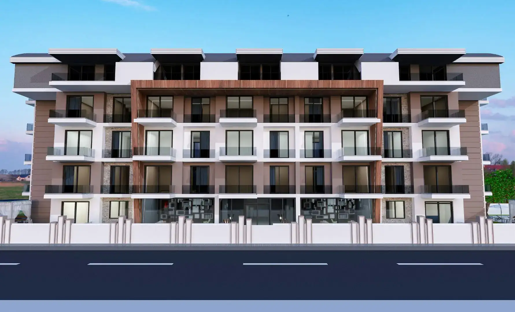 SMALL PROJECT FOR 24 APARTMENTS IN THE CITY OF GAZIPASA