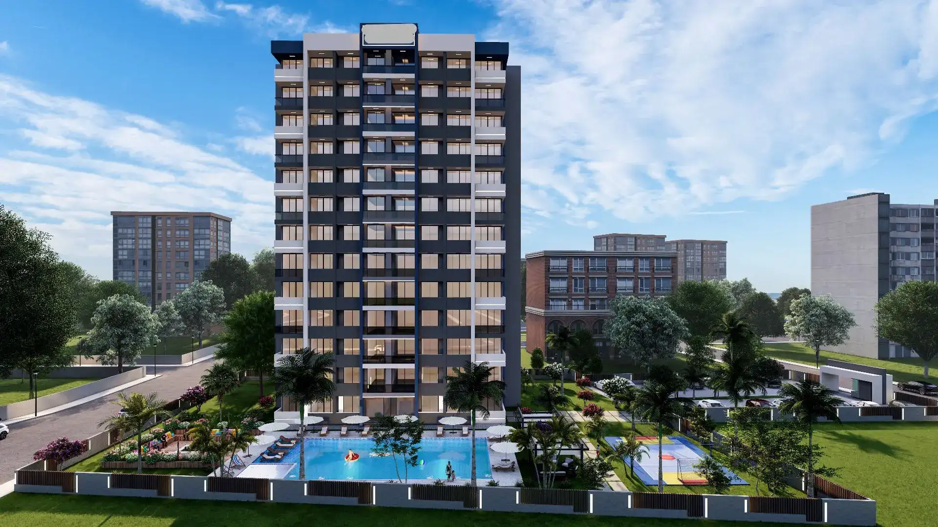 PROJECT OF A NEW RESIDENTIAL BUILDING - CLOSE TO MERSIN CITY CENTER 