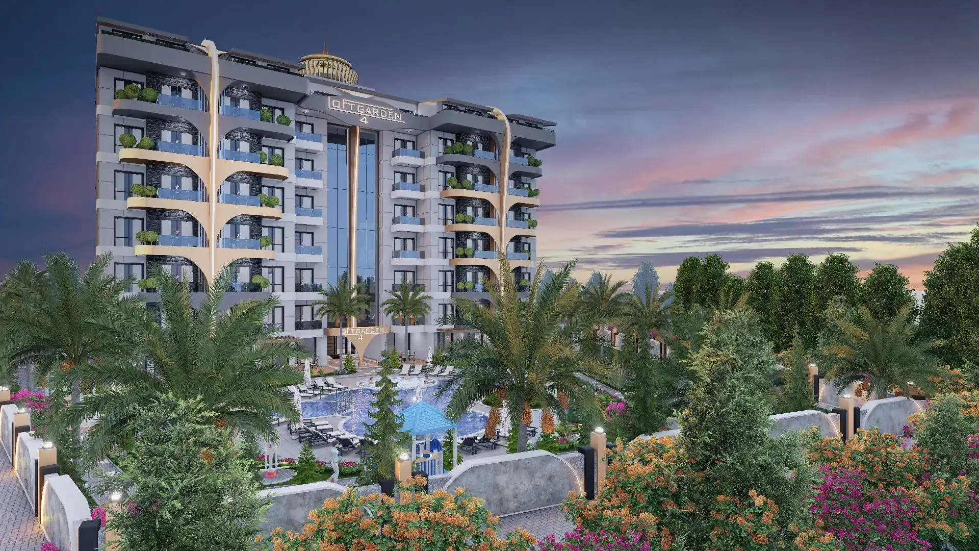 NEW PROJECT WITH LARGE GREEN AREA IN GAZIPASH