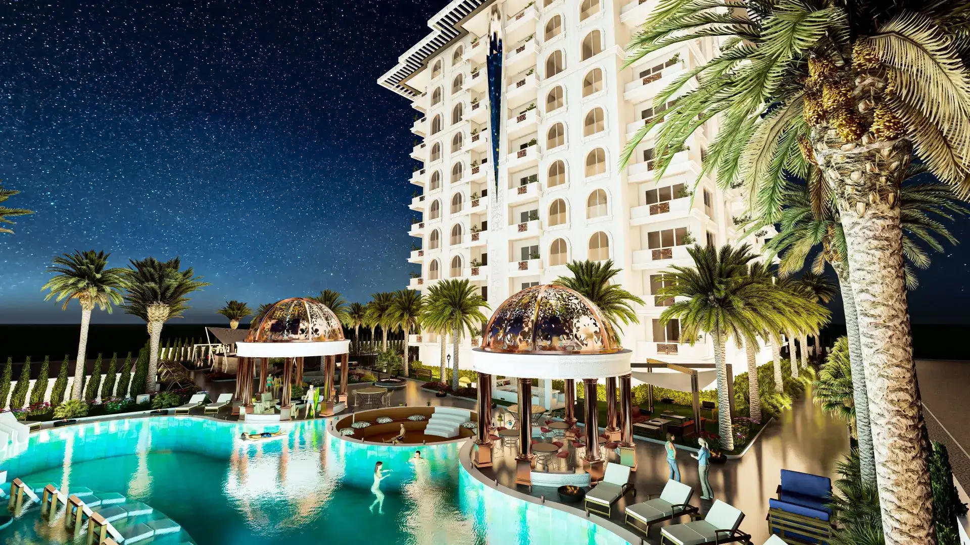 PROJECT WITH HOTEL INFRASTRUCTURE IN ALANYA PAYLLAR DISTRICT