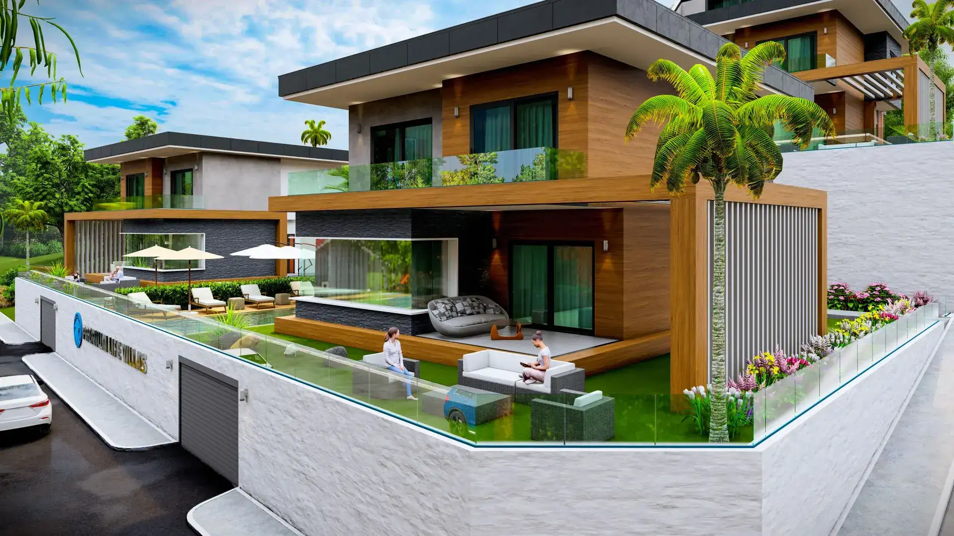 NEW VILLA PROJECT FOR SALE SUITABLE FOR CITIZENSHIP IN ALANYA KARGICAK
