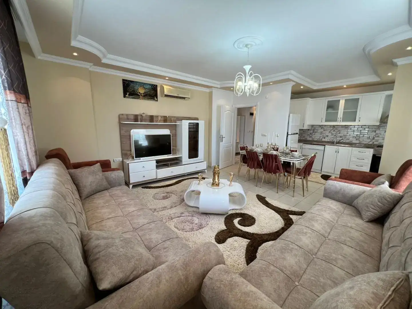 2+1 FULLY FURNISHED IN MAHMUTLAR CENTRALLY LOCATED FLAT FOR SALE 