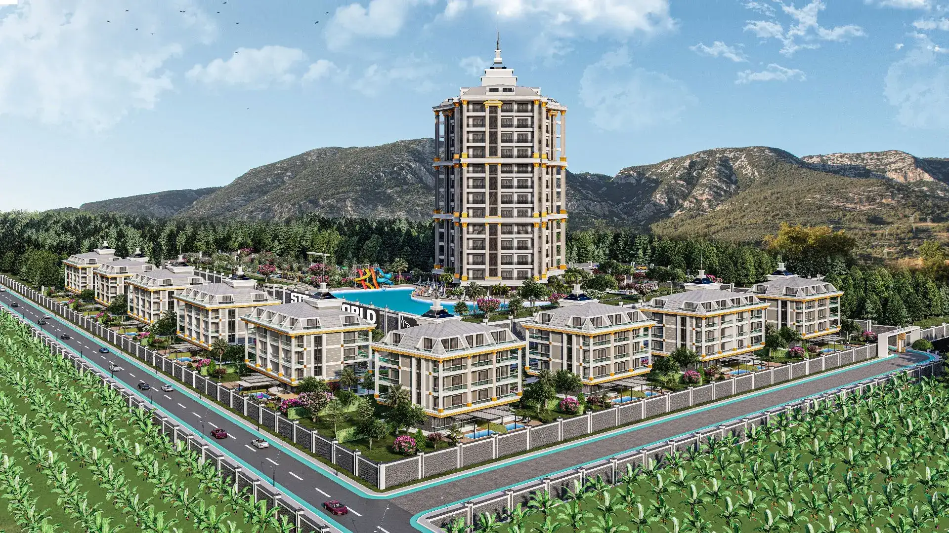 PREMIUM CLASS COMPLEX WITH 5 STAR HOTEL INFRASTRUCTURE