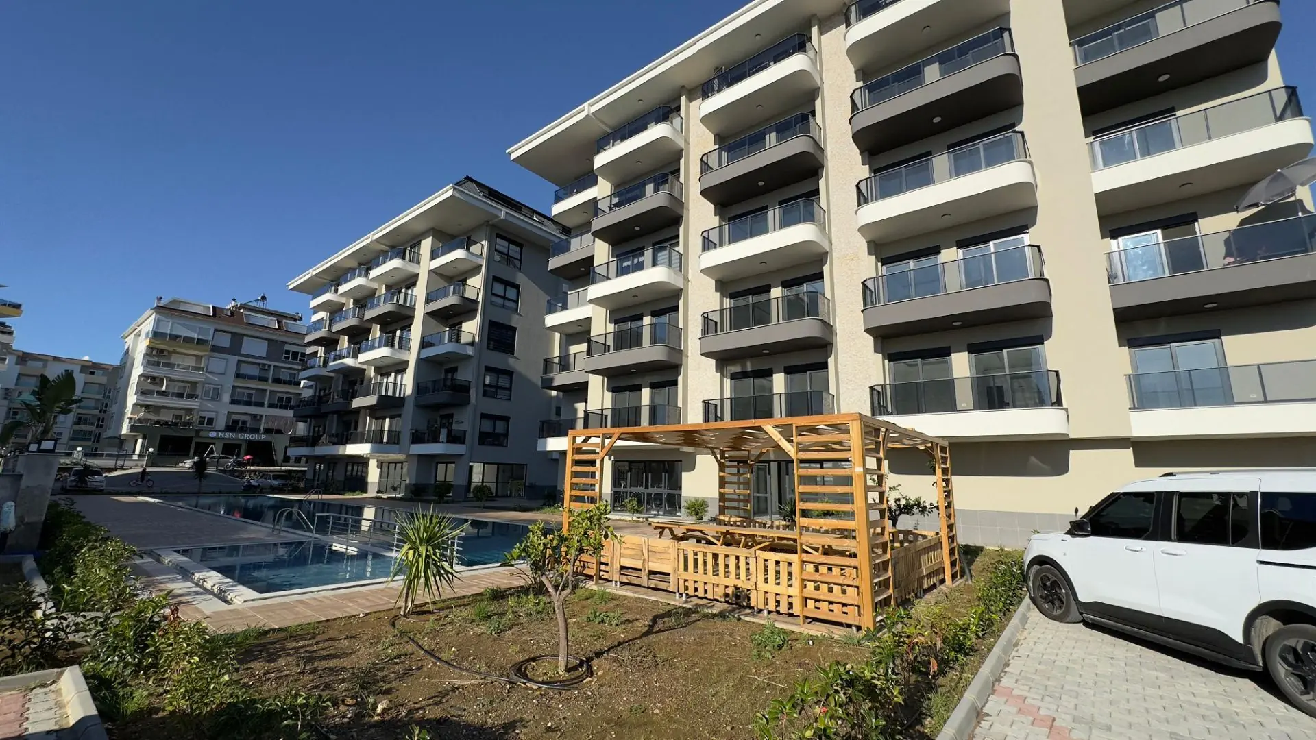 RESIDENTIAL COMPLEX PROJECT 200M FROM THE BEACH IN ALANYA KESTEL 