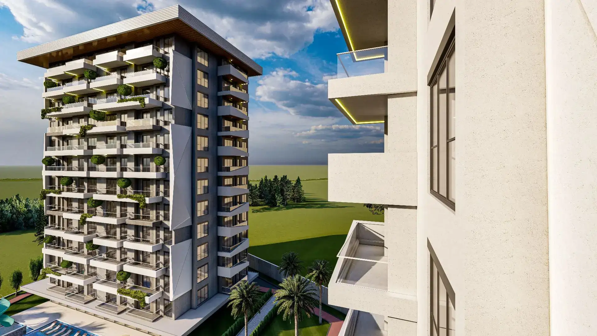 PROJECT OF A NEW COMPLEX WITH HOTEL INFRASTRUCTURE IN ALANYA-MAHMUTLA