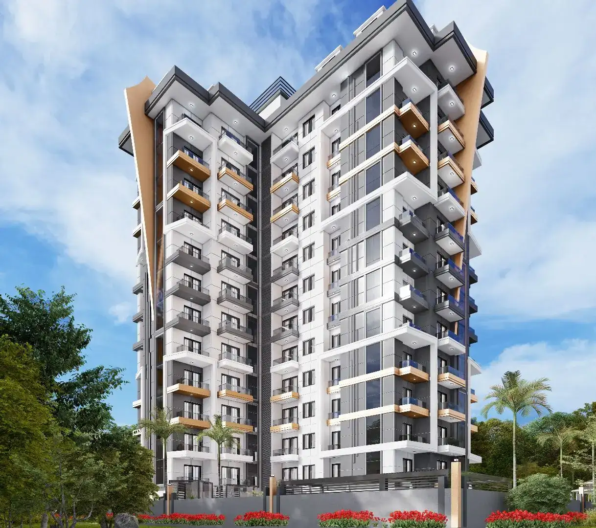 NEW PROJECT IN POPULAR AREA ALANYA MAHMUTLAR - 300M AWAY FROM THE SEA