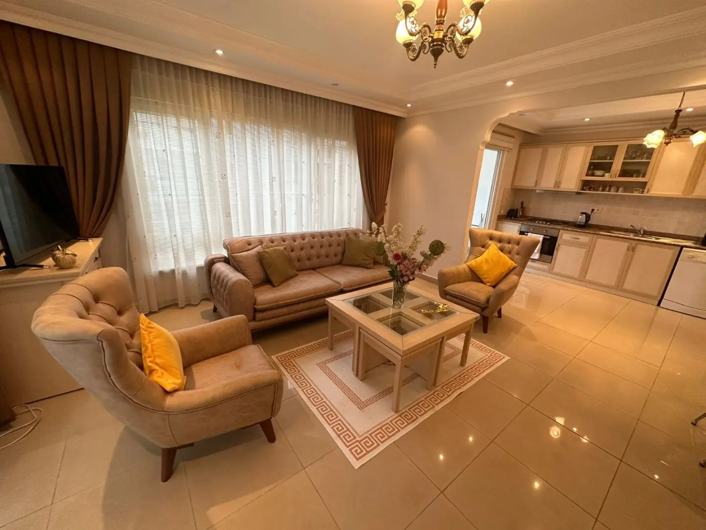 FULLY FURNISHED APARTMENT IN OBAGÖL, WALKING DISTANCE TO THE HOSPITAL 