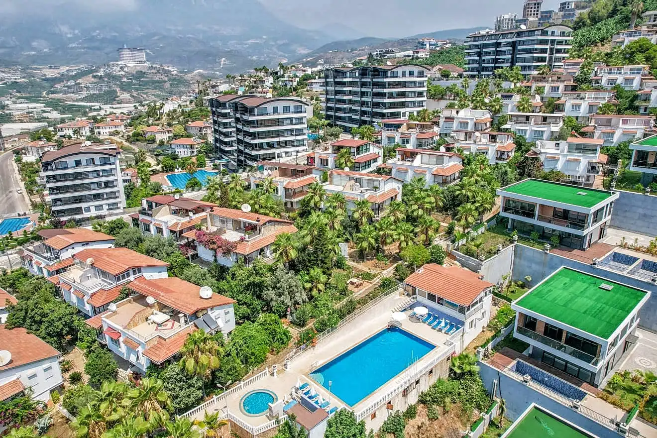 3+2 DUPLEX VILLA WITH CASTLE SEA VIEW IN ALANYA KARGICAK