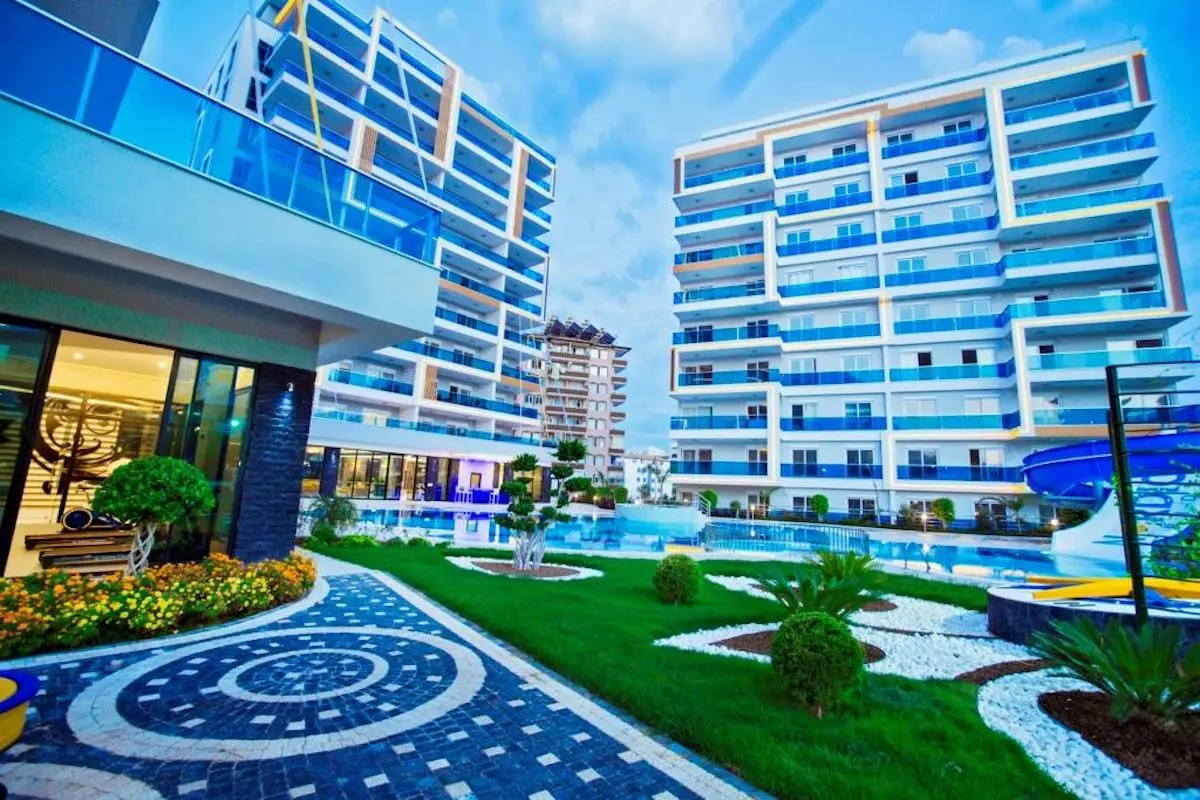 1+1 FURNISHED FLAT WITH SEA VIEW FOR SALE IN TOSMUR, ALANYA