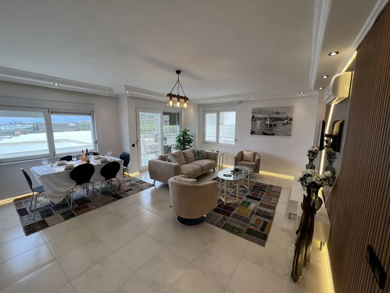 2+1 FULL LUXURY DESIGN FLAT FOR SALE IN ALANYA MAHMUTLAR