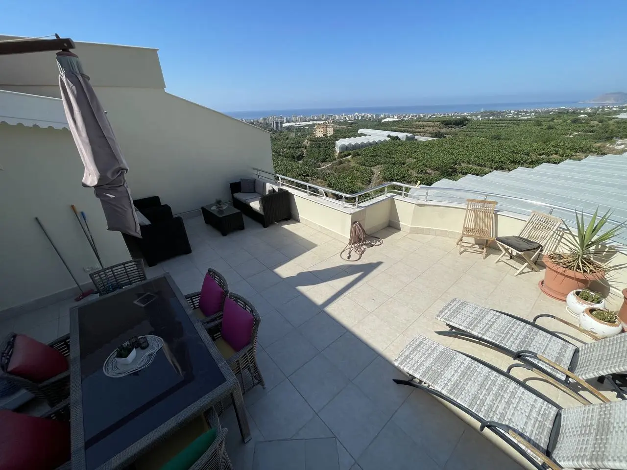 2+1 FURNISHED FLAT WITH SEA VIEW FOR SALE IN ALANYA MAHMUTLAR