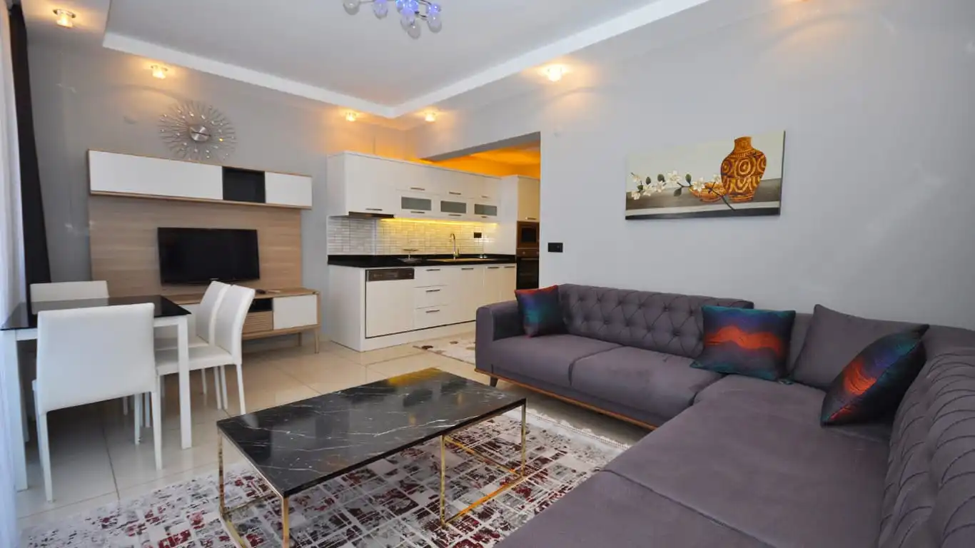 200M TO THE CLEOPATRA BEACH 2+1 FURNISHED FLAT