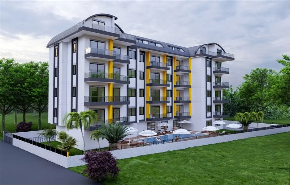 1+1 FLAT FOR SALE FROM THE PROJECT IN AVSALLAR