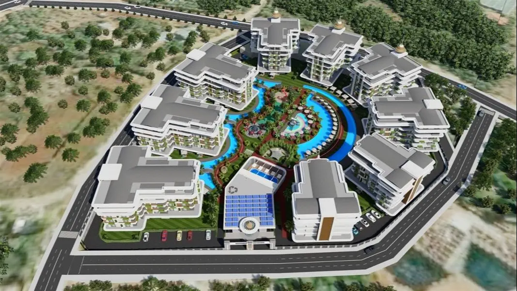 1+1 FLAT FROM THE PROJECT WITH ALL SOCIAL FACILITIES IN OBA