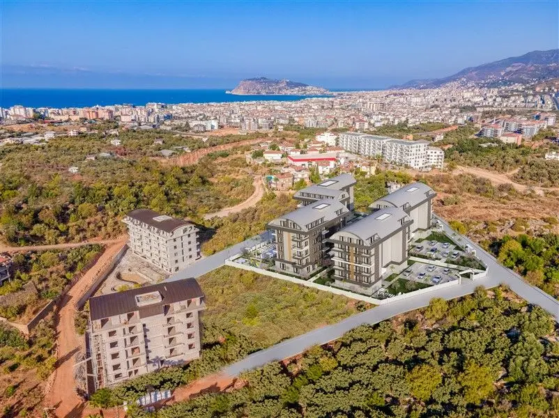 LUXURY 1+1 FLAT FOR SALE FROM THE PROJECT IN OBA