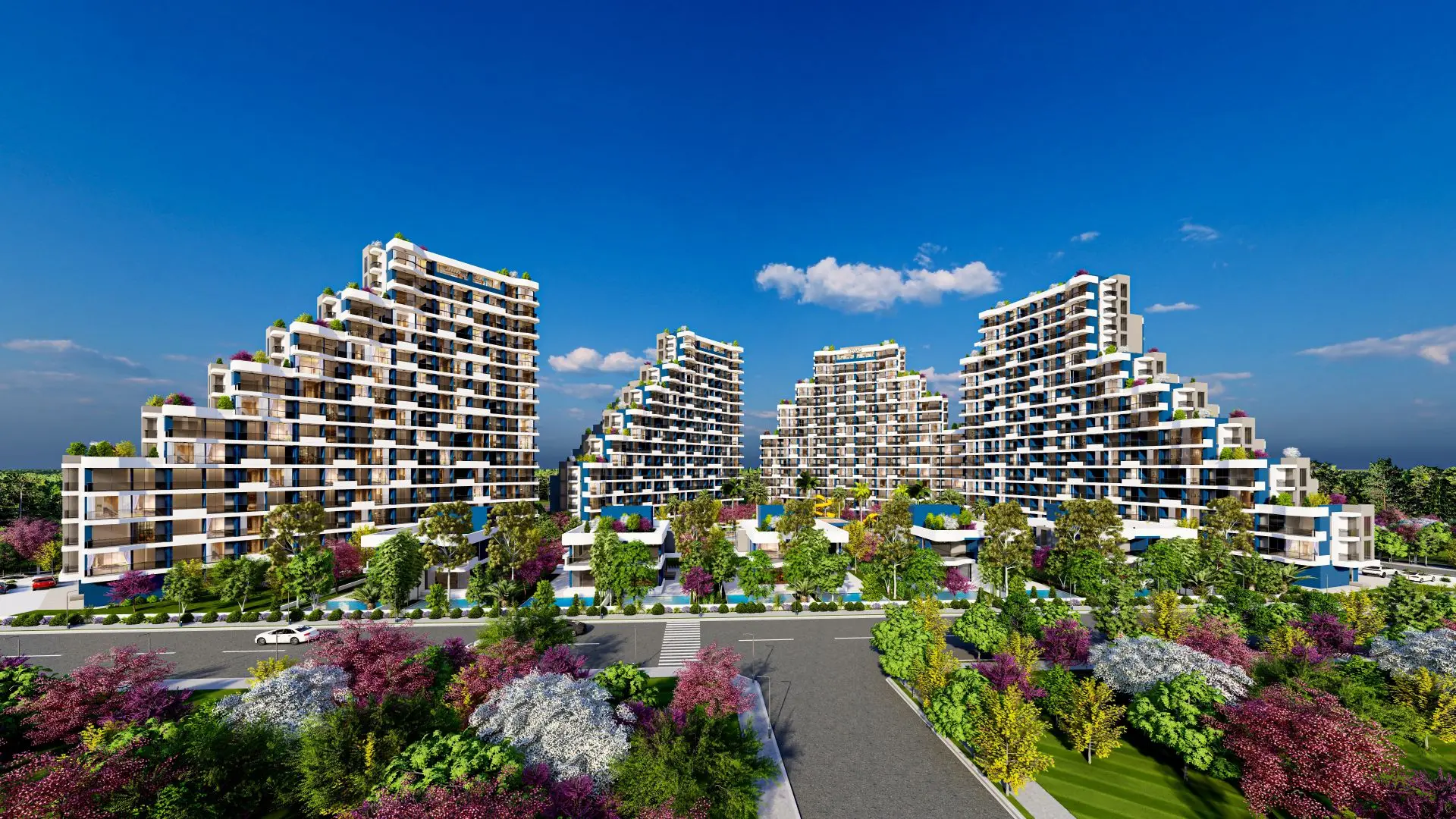APARTMENTS IN A NEW PROJECT IN MERSIN ONLY 500M FROM THE SEA