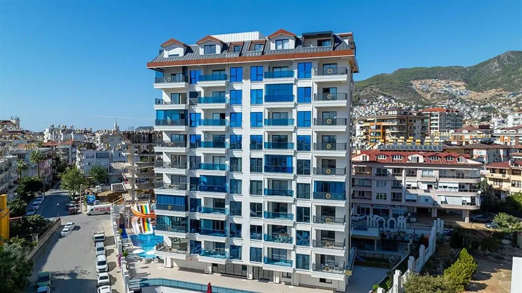 1+1 FLAT FOR SALE FROM THE PROJECT IN ALANYA CENTER