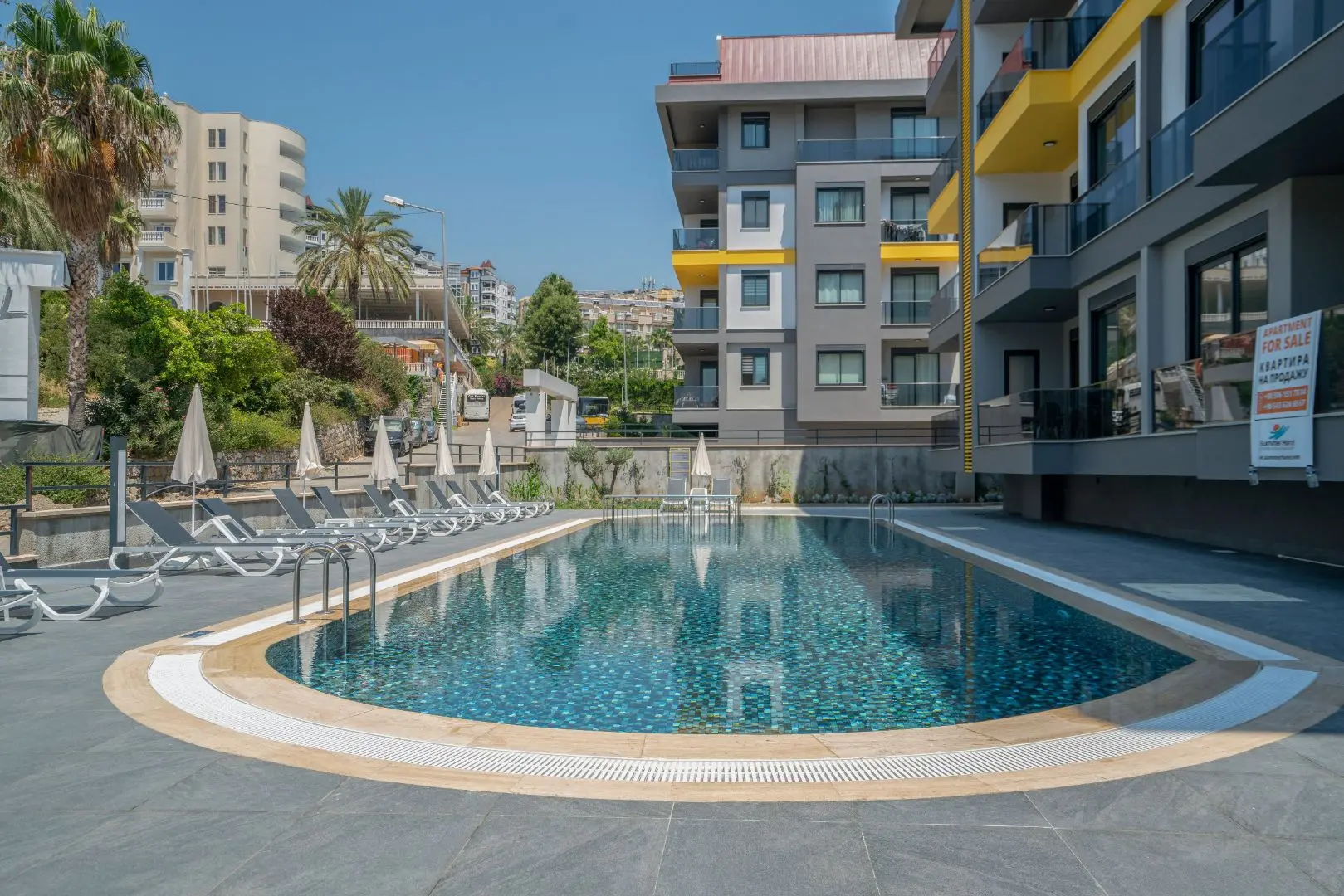 1+1 FLAT IN GREAT COMPLEX IN KESTEL-ALANYA