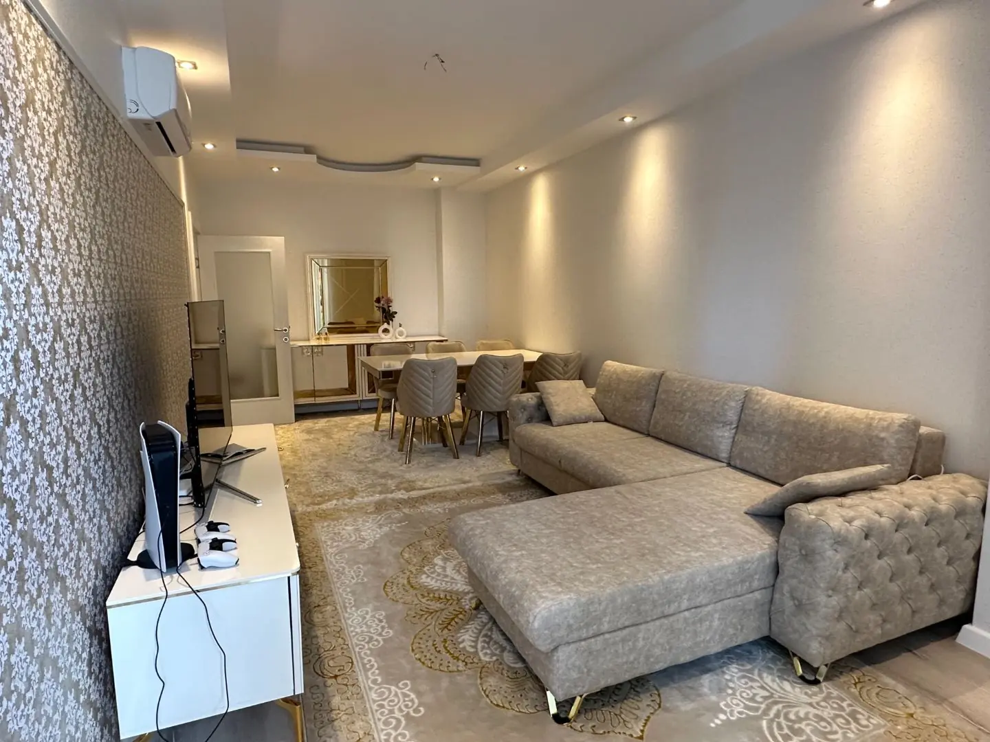 ПОЛНОСТЬЮ РОСКОШНО МЕБЛИРОВАННАЯ КВАРТИРА 2+1 / 110М² НА ПРОДАЖУ В АЛА