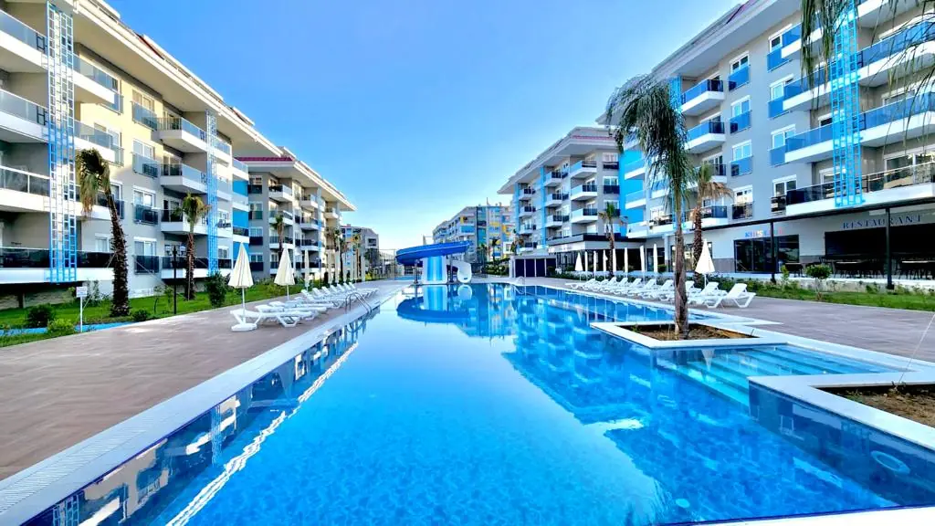 1+1 / 60M² FOR SALE IN A SITE WITH ACTIVITIES IN KESTEL, ALANYA