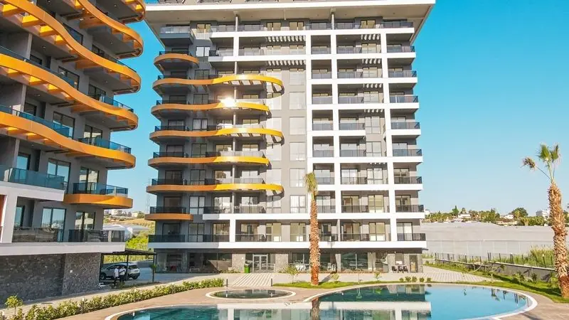 1+1 / 55M² FOR SALE IN A SITE WITH ACTIVITIES IN AVSALLAR-ANTALYA