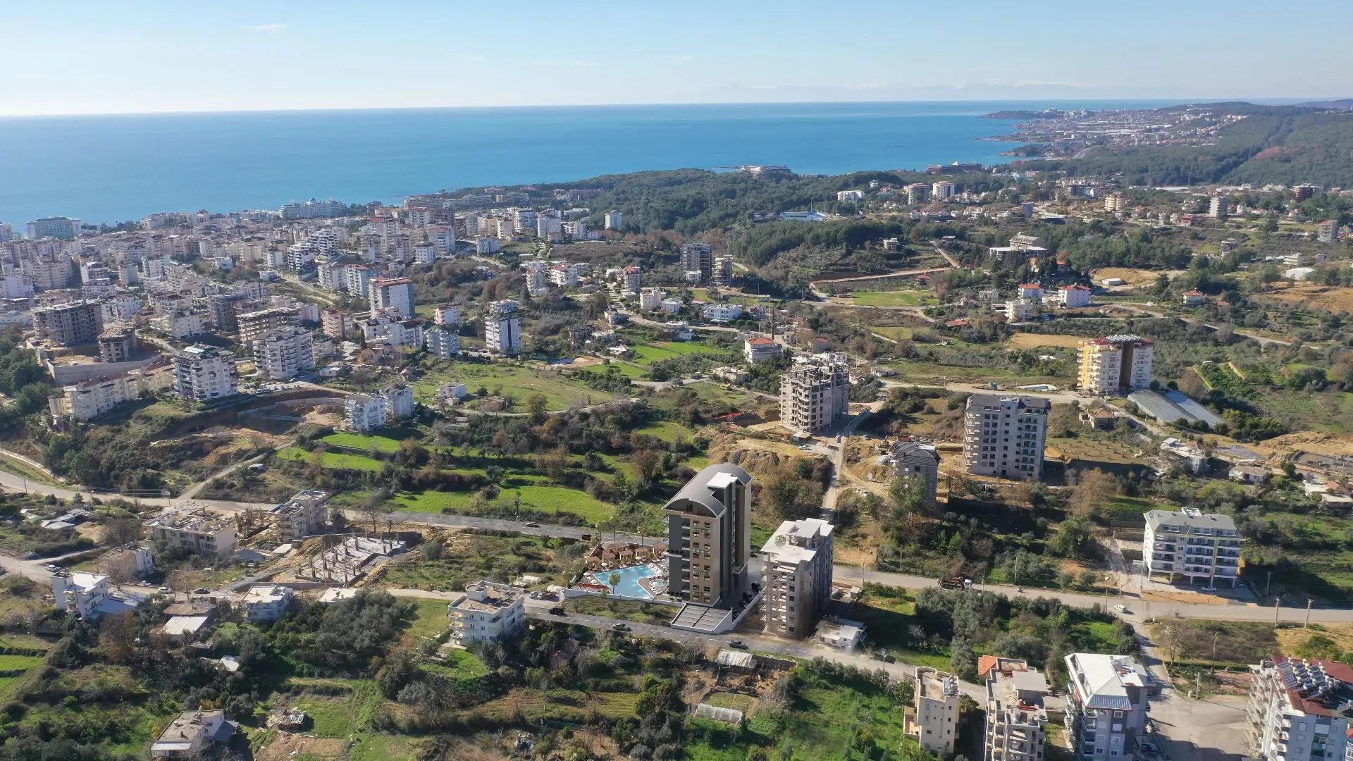 1+1/55 M2 FULLY ACTIVE APARTMENT FOR SALE IN AVSALLAR