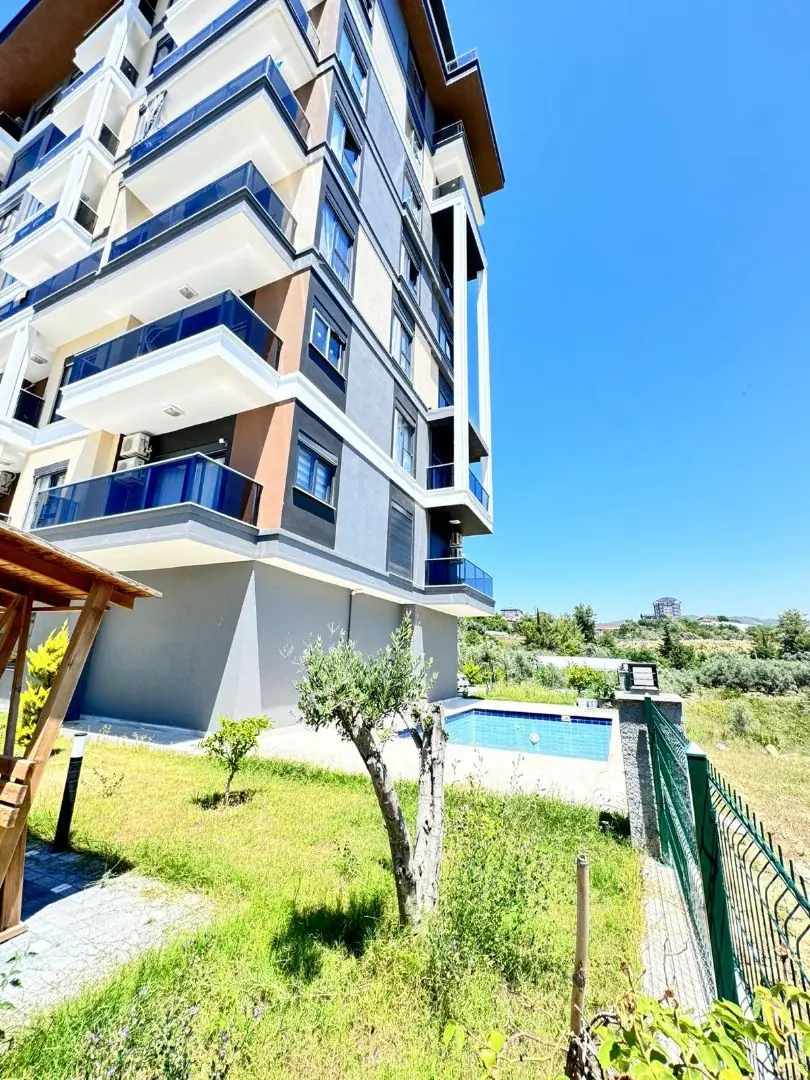 1+1 / 45M² FLAT FOR SALE IN A FULL FACILITY SITE IN AVSALLAR ALANYA