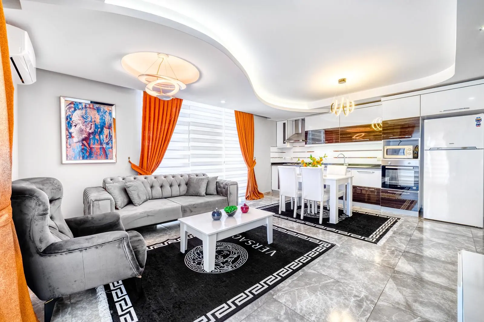 2+1 FULL LUXURY FURNISHED APARTMENT FOR SALE IN CIKCİLLI REGION