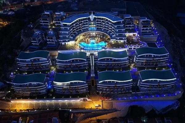 1+1 FURNISHED WONDERFUL APARTMENT WITH SEA VIEW IN A LUXURY COMPLEX