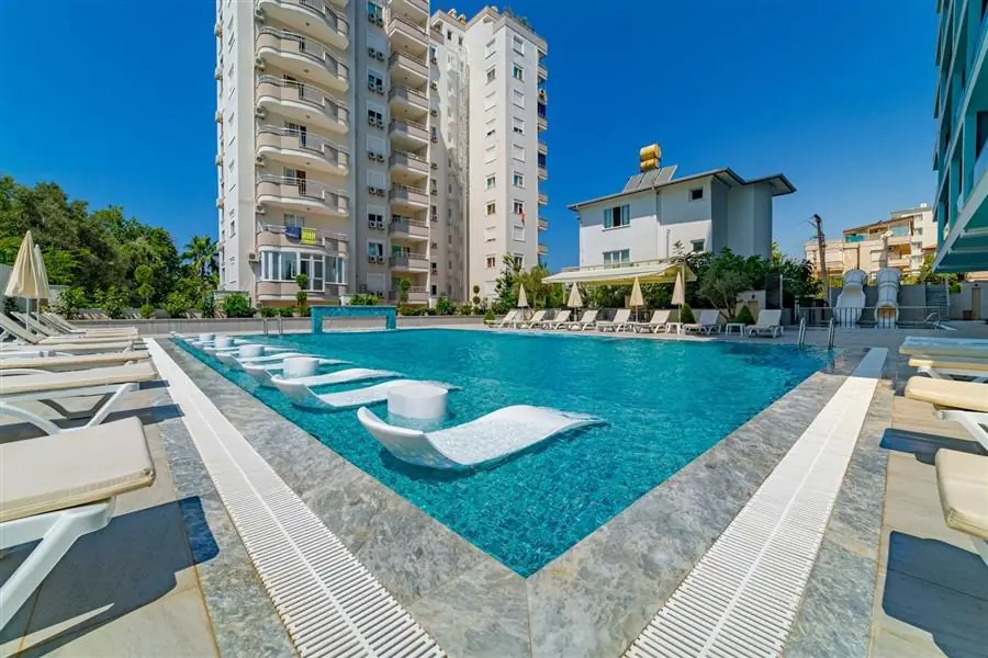 1+1 FURNISHED APARTMENT WITH NATURE VIEW IN COMPLEX WITH FULL ACTIVITY