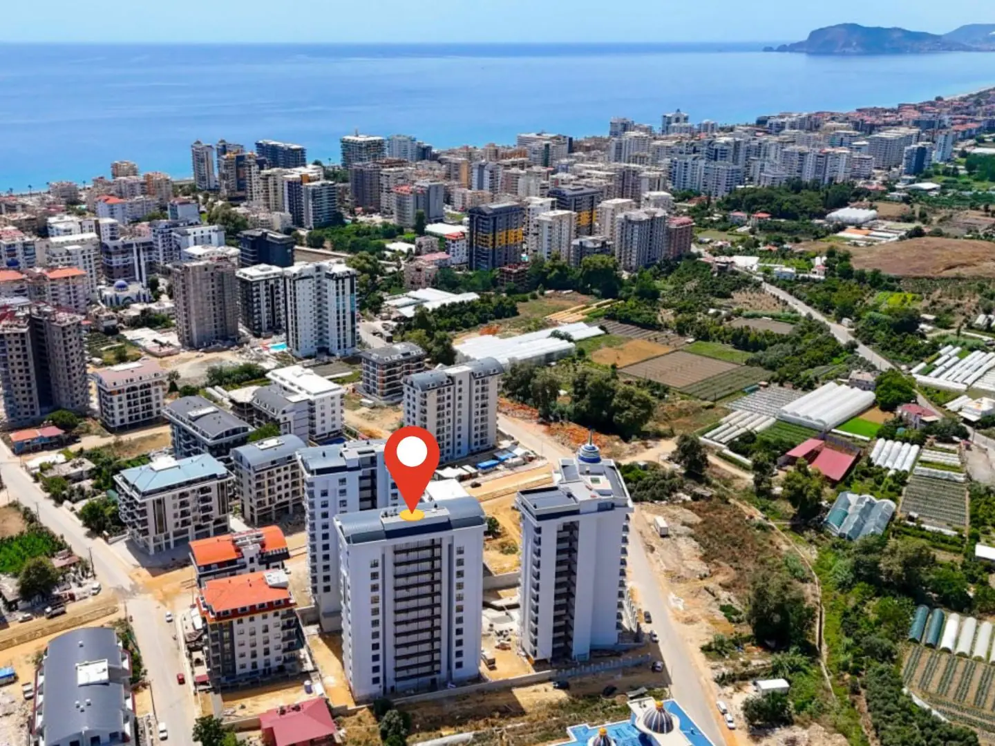 CENTRAL LOCATION 1+1 APARTMENT FOR SALE IN NEW BUILDING