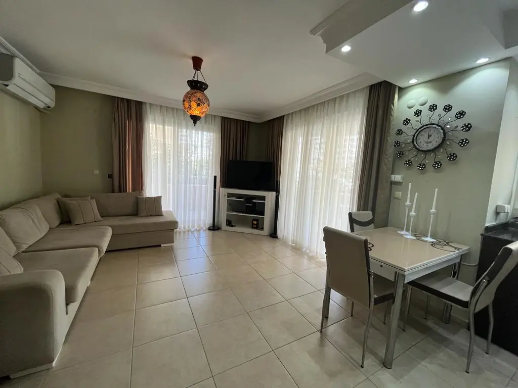 FURNISHED 2+1/125 M² SPACIOUS APARTMENT IN MAHMUTLAR