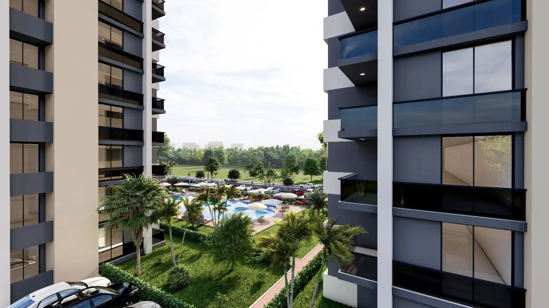 NEW COMPLEX PROJECT IN MERSIN JUST 600 M. FROM THE SEA