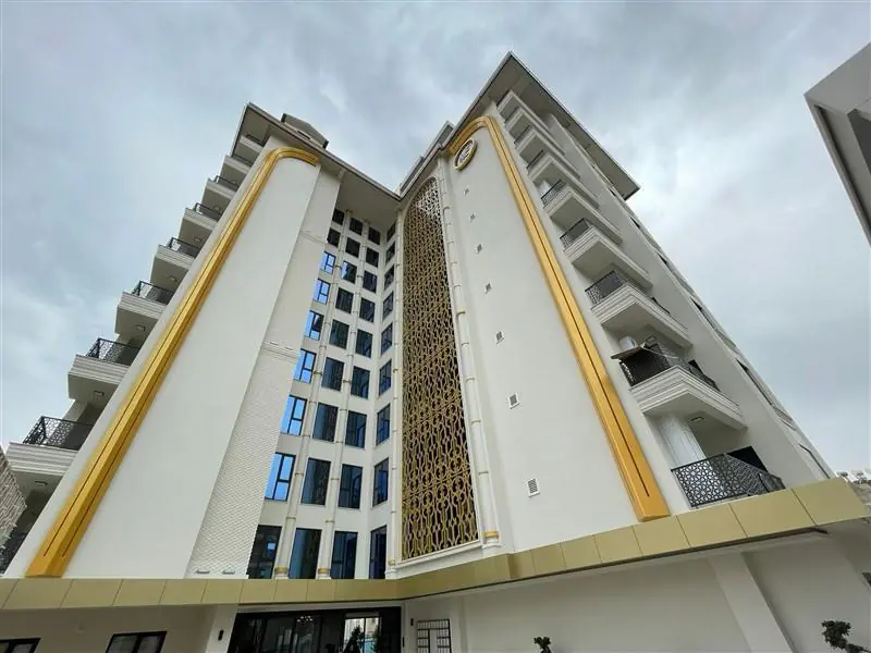 1+1 FURNISHED APARTMENT IN A LUXURY COMPLEX IN THE CENTER OF ALANYA