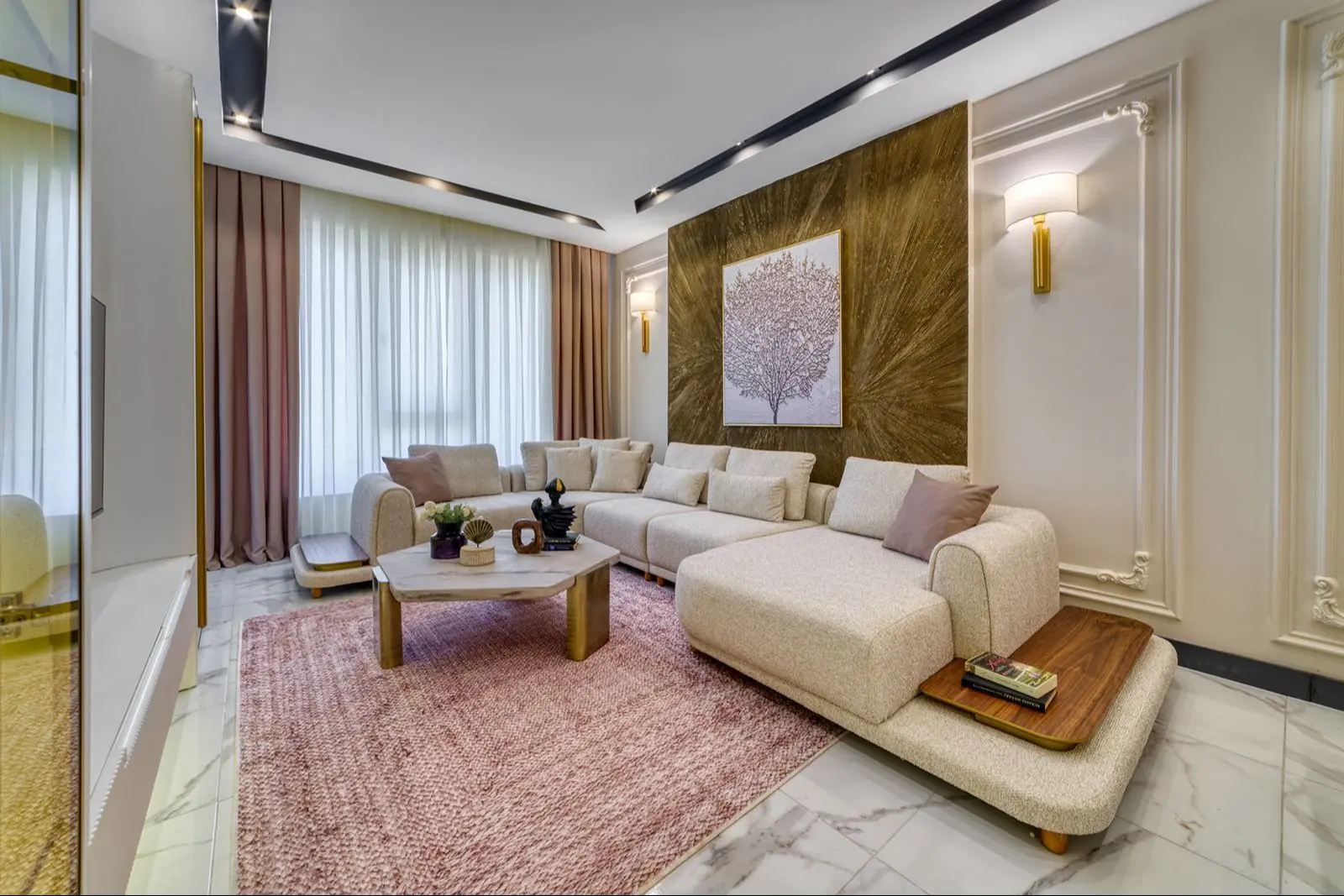 Fully Furnished 2+1 Apartment with Rich Amenities in Mahmutlar