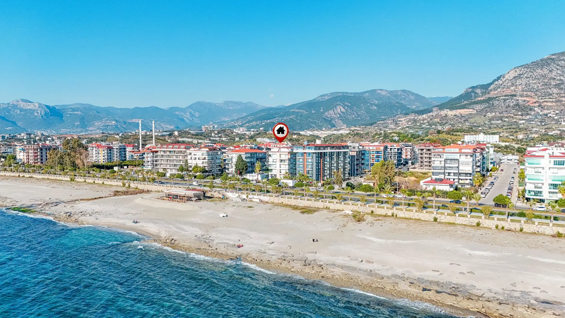 Unmissable 3+1 Seafront Apartment in the Kestel Area