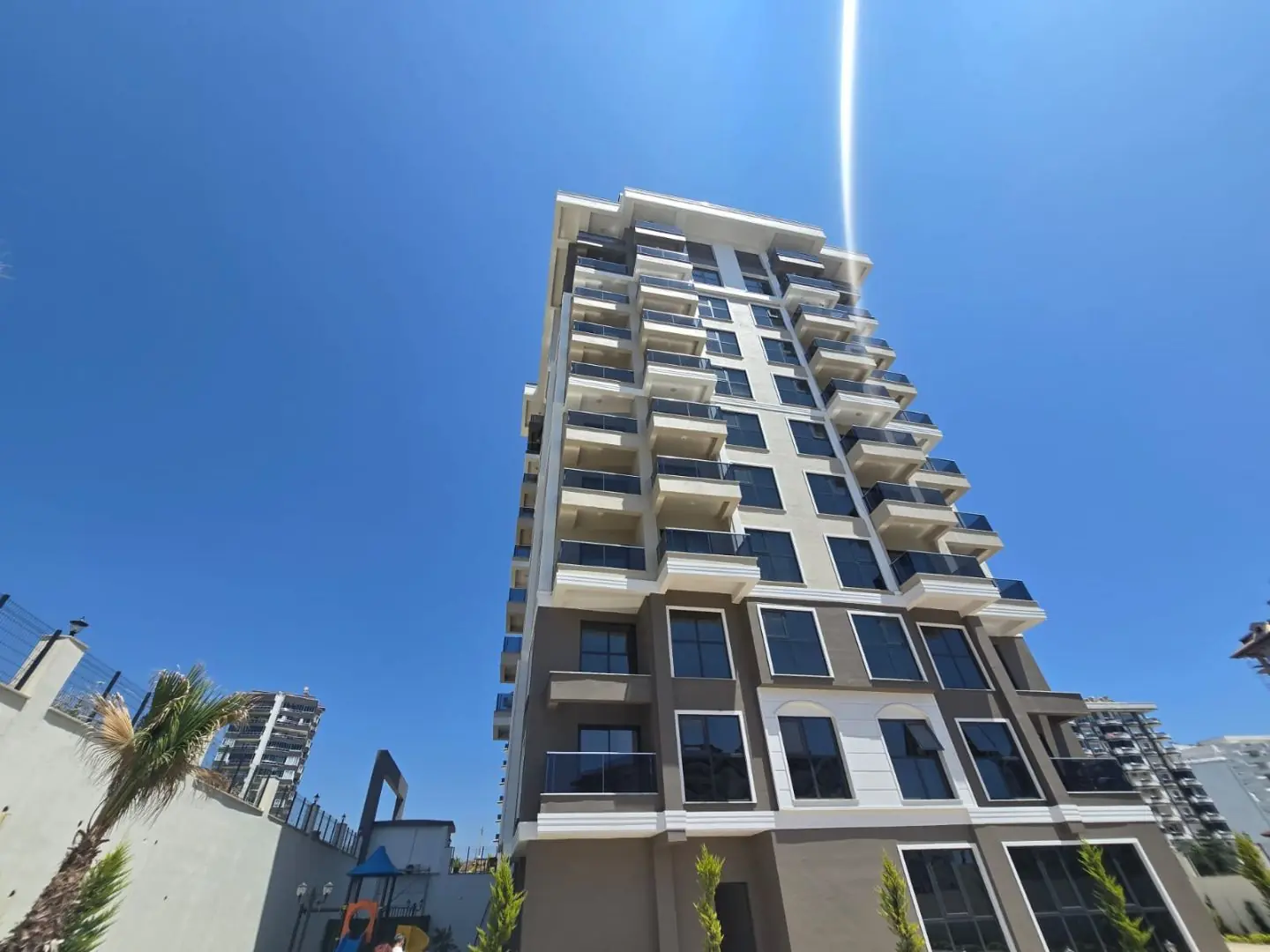 1+1 Apartment with City and Nature Views in Mahmutlar