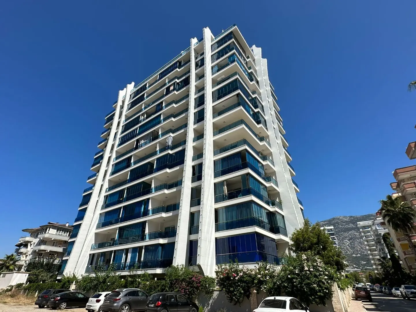 Furnished 1+1 Flat Within a Luxury Complex 150 Metres From the Sea