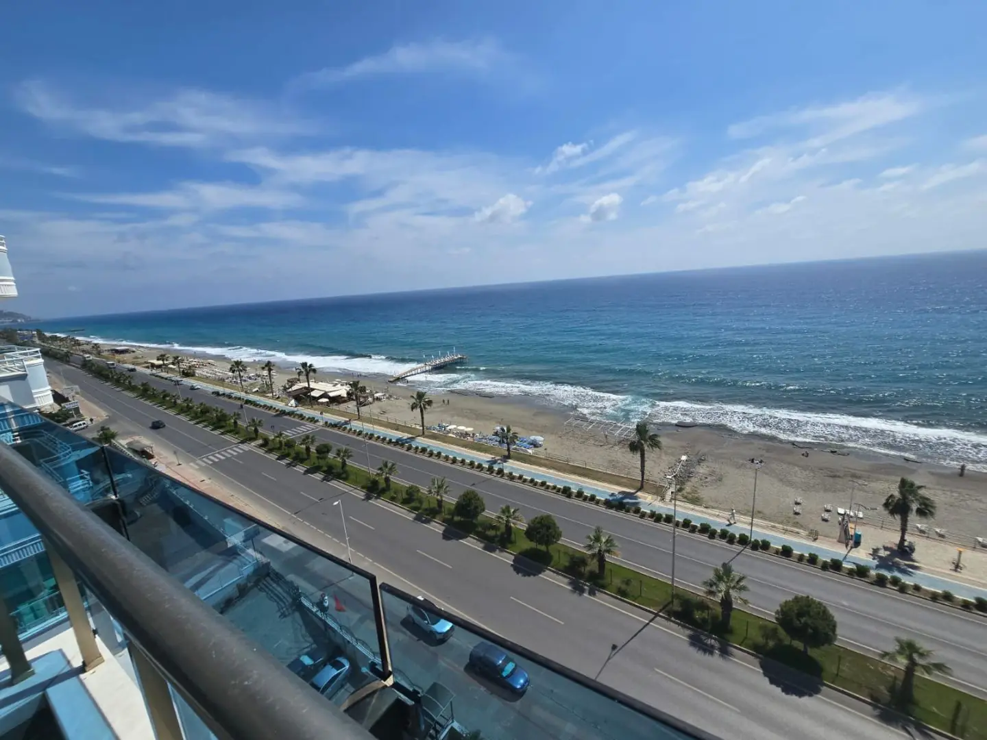 Furnished 5+1 Duplex Apartment with Sea View in Mahmutlar