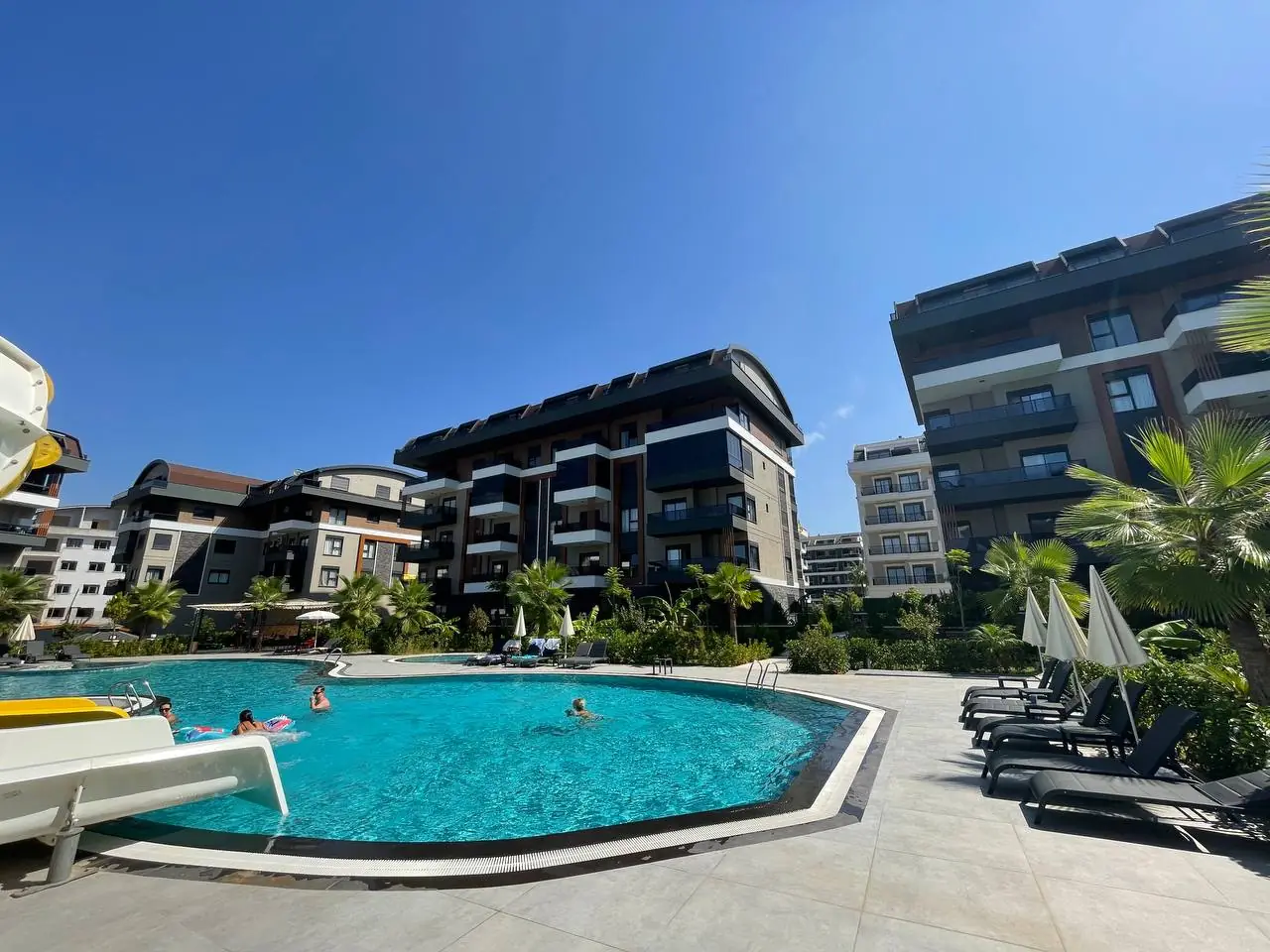 Furnished 2+1 Duplex Apartment with Mountain Views in the Oba Area