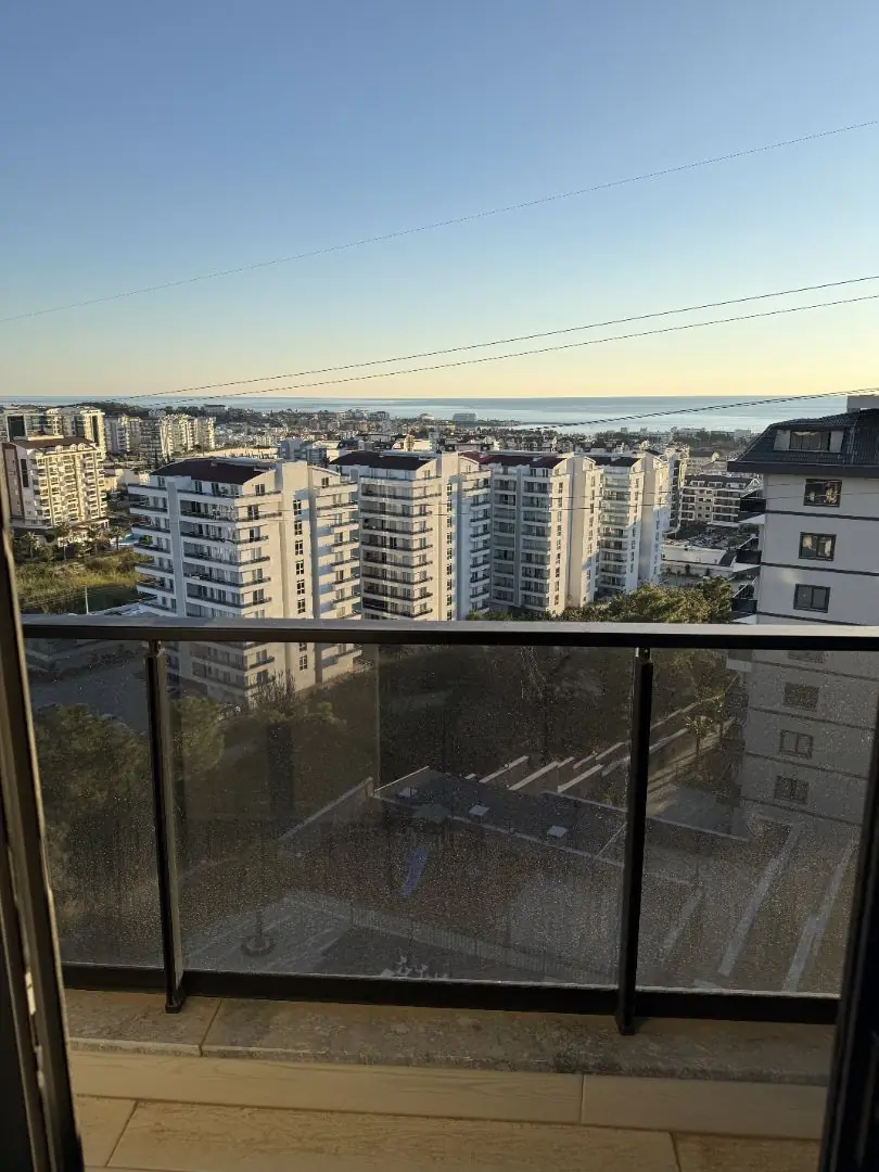 Furnished 1+1 Flat with Sea View in the Avsallar Area