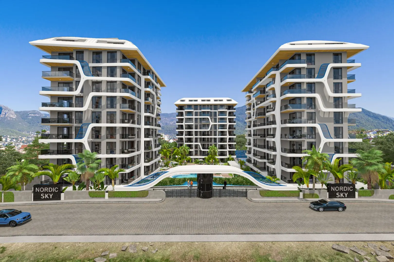 NEW PREMIUM PROJECT IN ALANYA TOSMUR DISTRICT 400M FROM THE SEA
